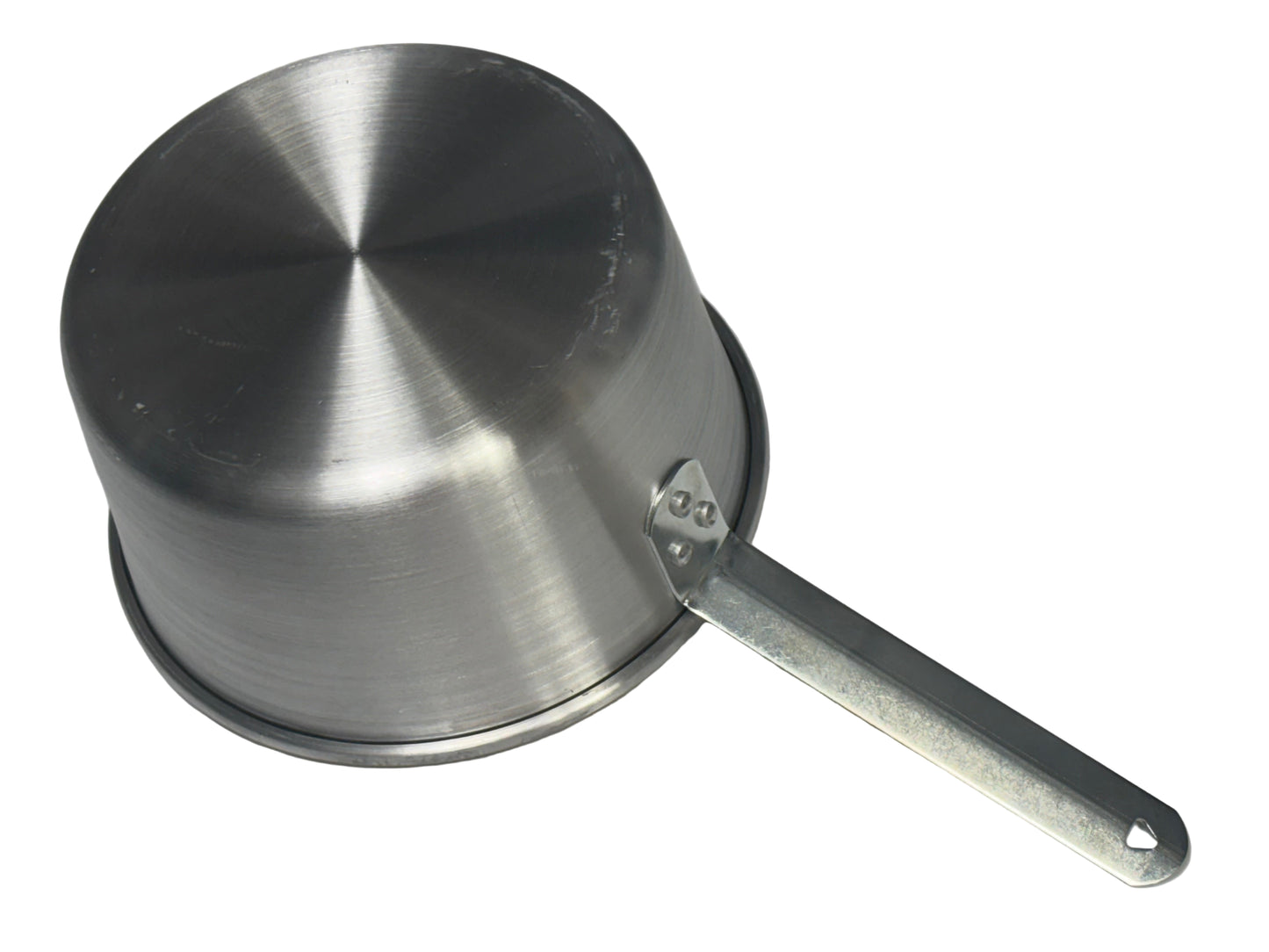 POWAH ALWP-3 Tapered Aluminum Sauce Pan, 3 Qt, 8-1/2" Top Diameter x 4-1/2"H, Flat Handle
