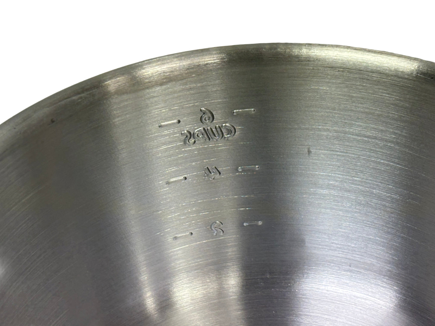 Powah ALWP-2   2QT Tapered Aluminum Sauce Pan 7-1/2" Top Dia x 3-1/2"H, Flat Handle