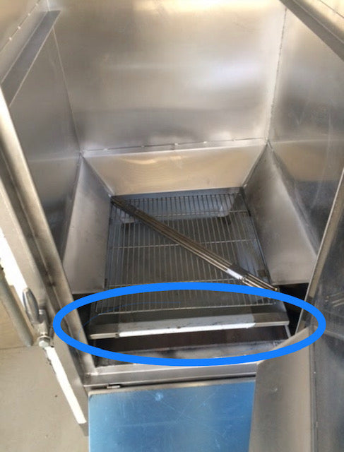 YONGXIN EXP-DP001CM Drip Pan for Smokehouse, 23 inch W x 21 inch D x 4 inch H, Stainless Steel