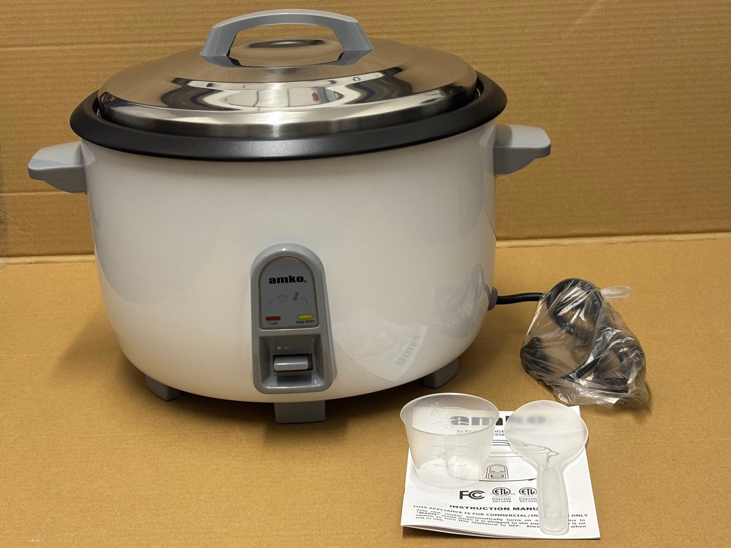 AMKO AK-55ERC Electric Rice Cooker (5.6L) 68 Bowls