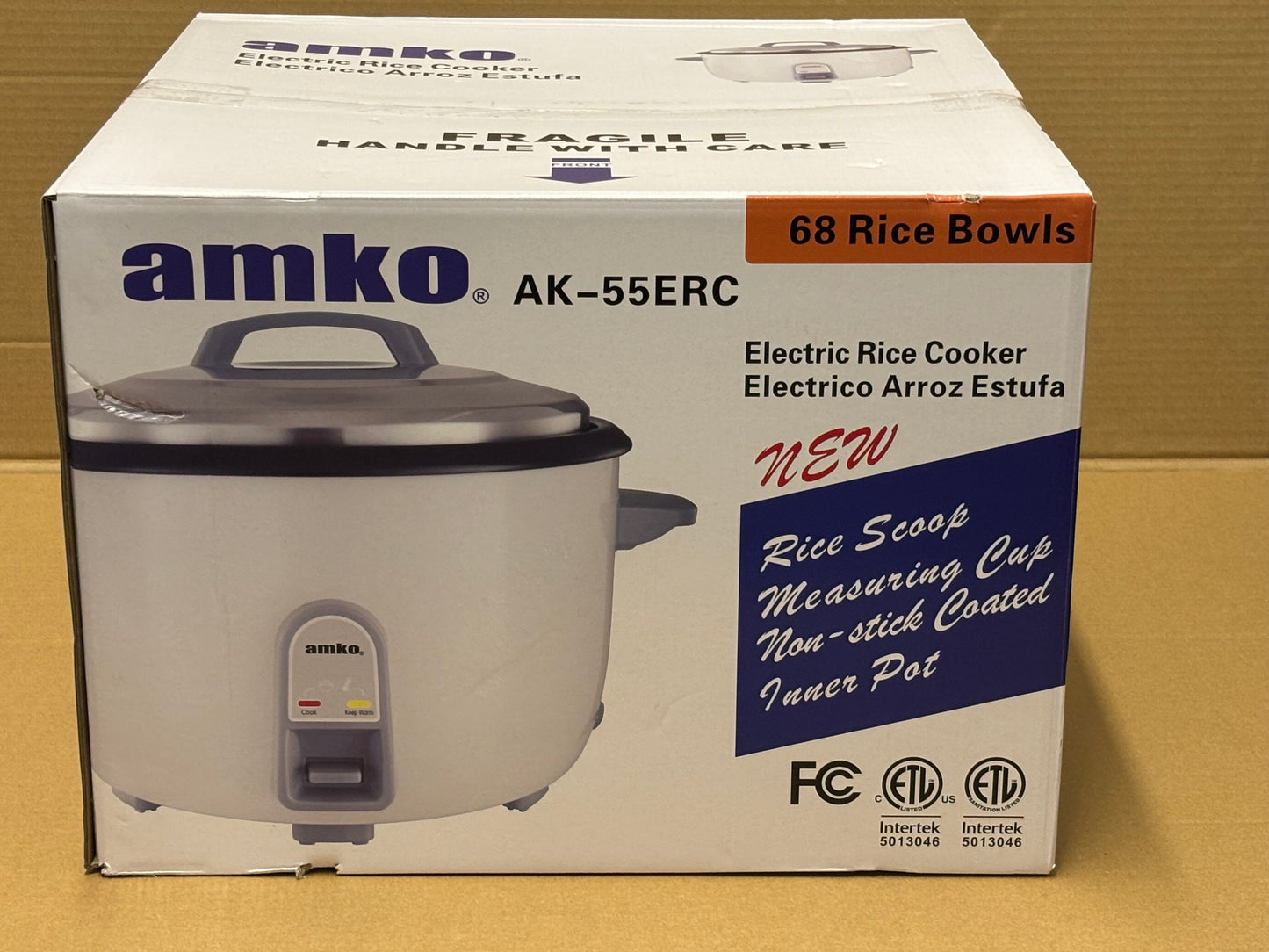AMKO AK-55ERC Electric Rice Cooker (5.6L) 68 Bowls
