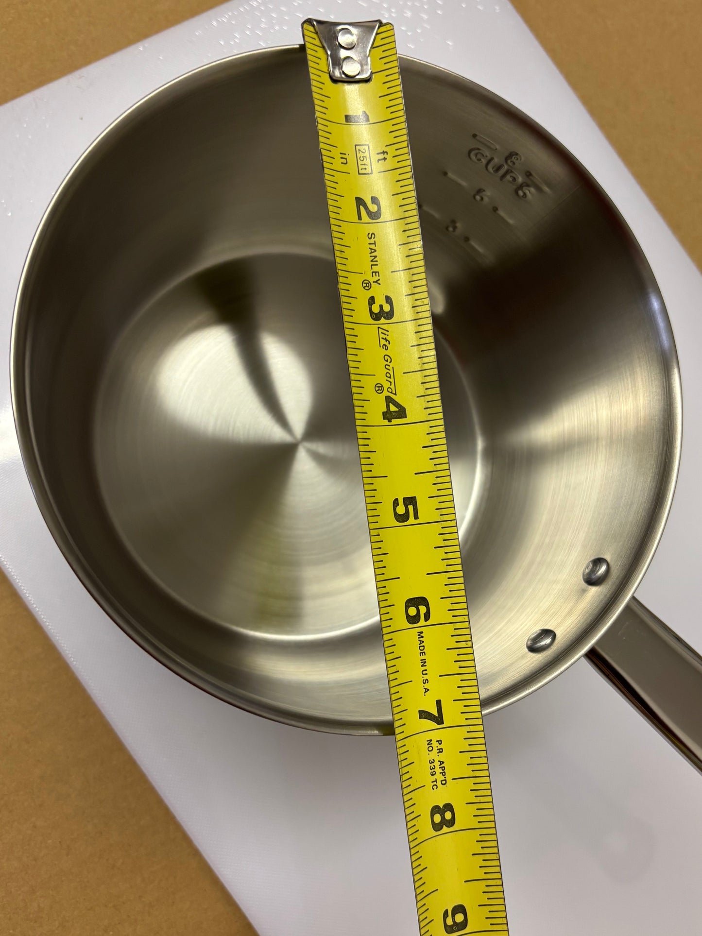 WINCO Stainless Steel Saucepan with Hollow Cool Handle