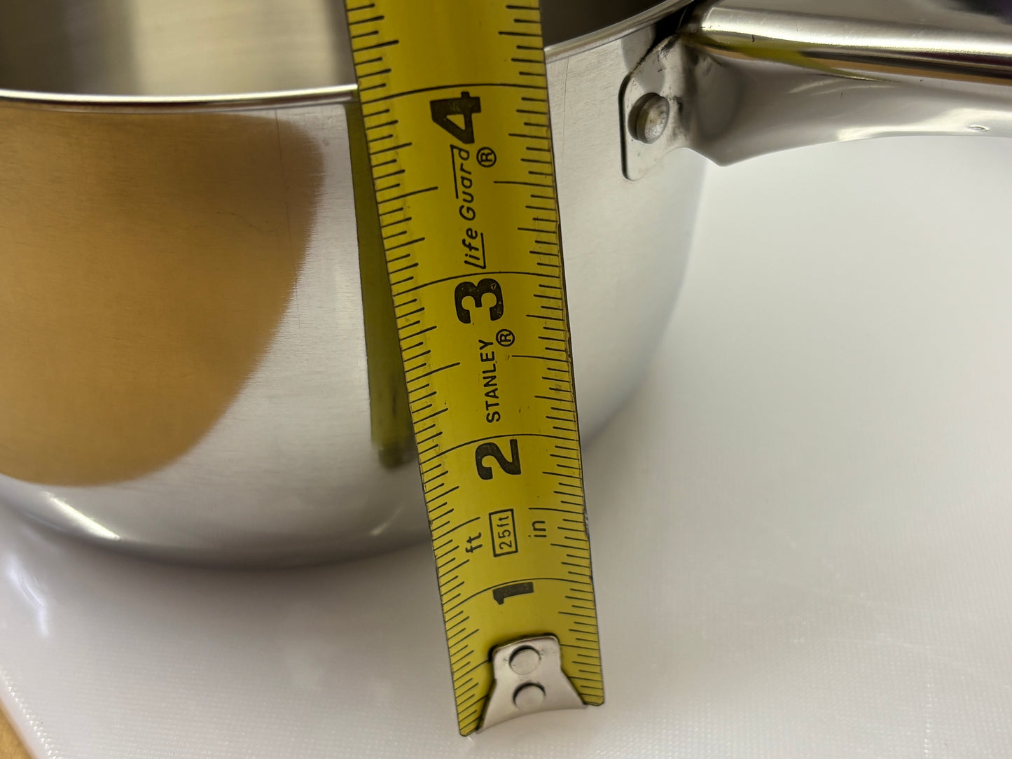 WINCO Stainless Steel Saucepan with Hollow Cool Handle