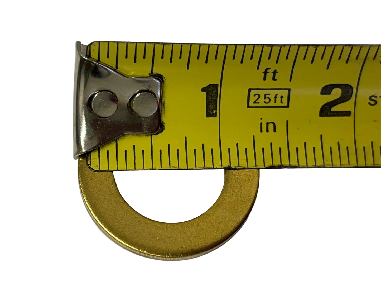 POWAH MGR-BRSRNG12 Brass #12 Meat Grinder Ring, 1-1/4" Dia
