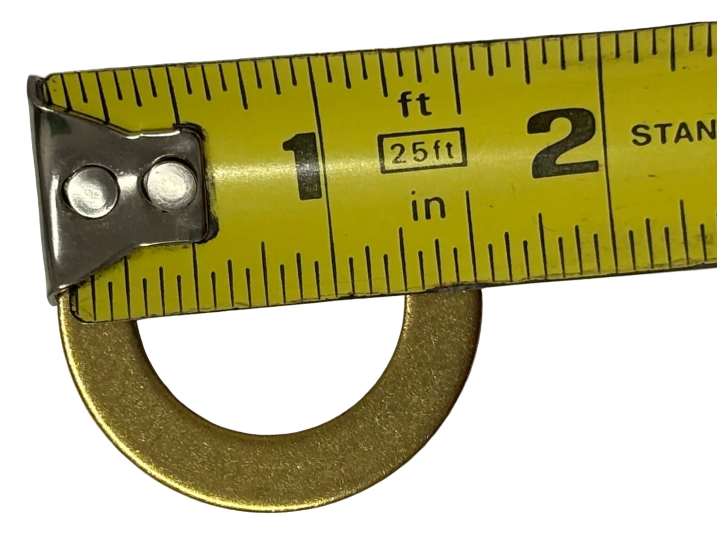 POWAH MGR-BRSRNG22 Brass #22 Meat Grinder Ring, 1-1/2"Dia