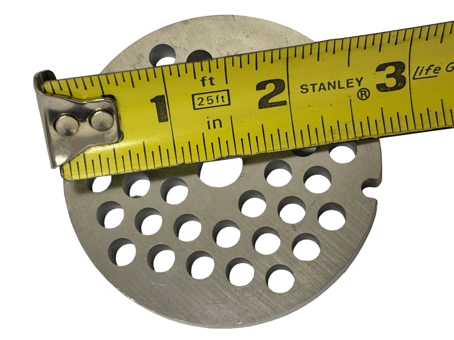 POWAH PLT-MTG12 Meat Grinder Plate, 3/16" hole size, Fits # 12 Meat Grinder