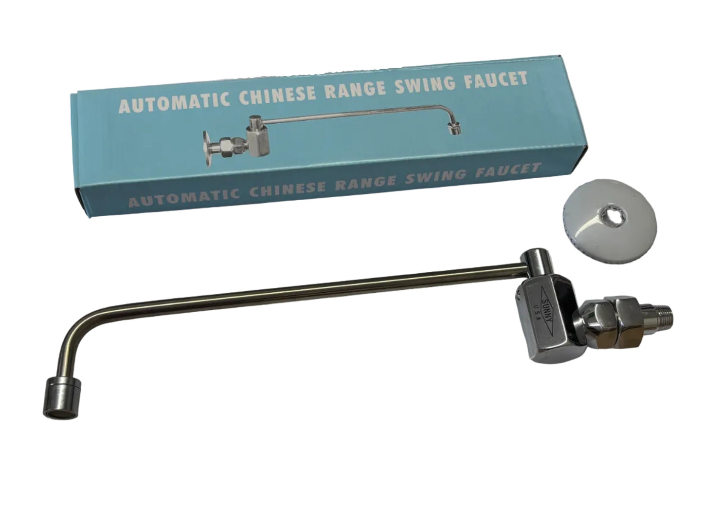 SUNNY SF-12 Wok Range Faucet Swing Wall Mount with 12" Spout