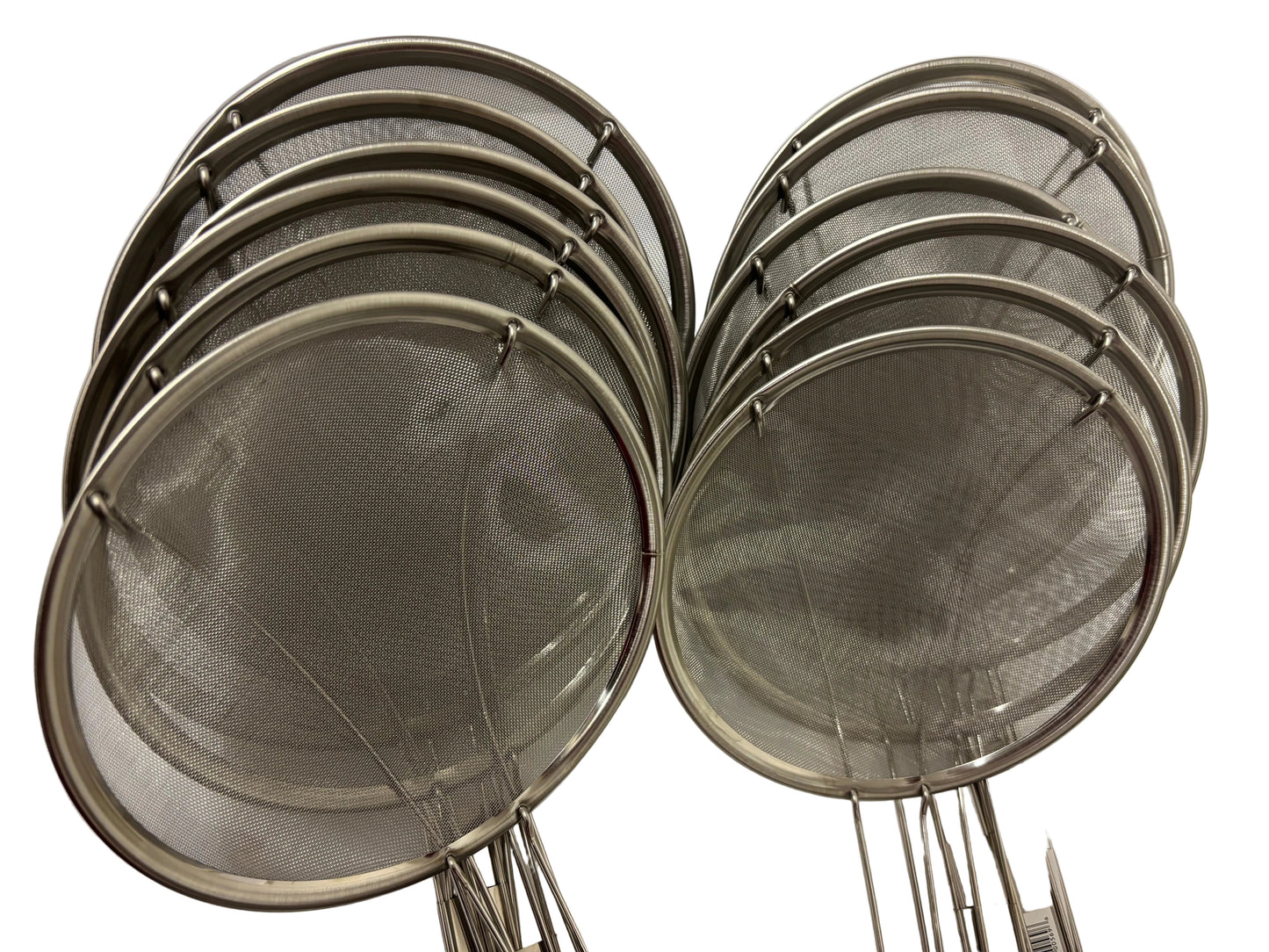 WINCO Coarse Mesh Skimmer, 6.5 inch bowl dia, Stainless Steel