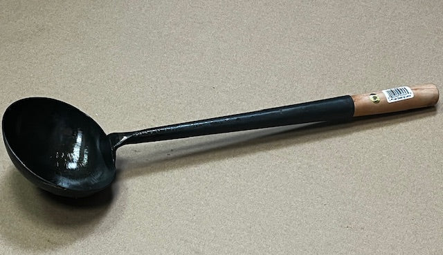 PO WAH BIS-1 Chinese Wok Ladle 5 inch Dia, Black