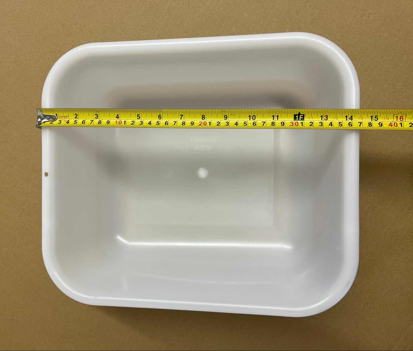 SUNNY FB-4WH Mini Frozen Bin, White Polypropylene, 14-1/2 inch L x 12-1/2 inch W x 5-1/2 inch H