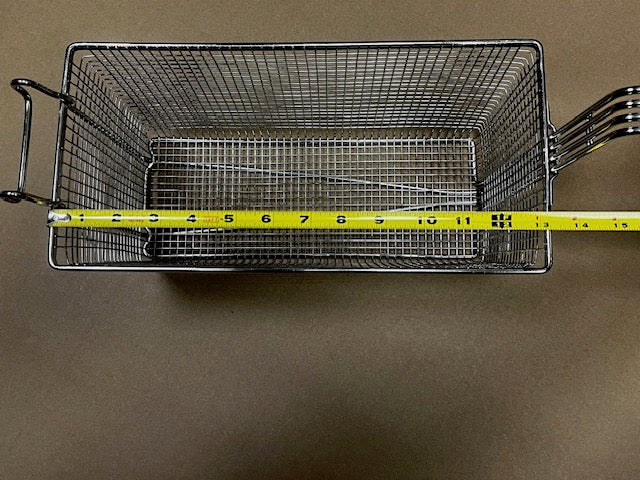 SUNNY SFB-1 Fryer Basket 13-1/4"L X 6-1/2"W X 5-7/8"H With Front Hook