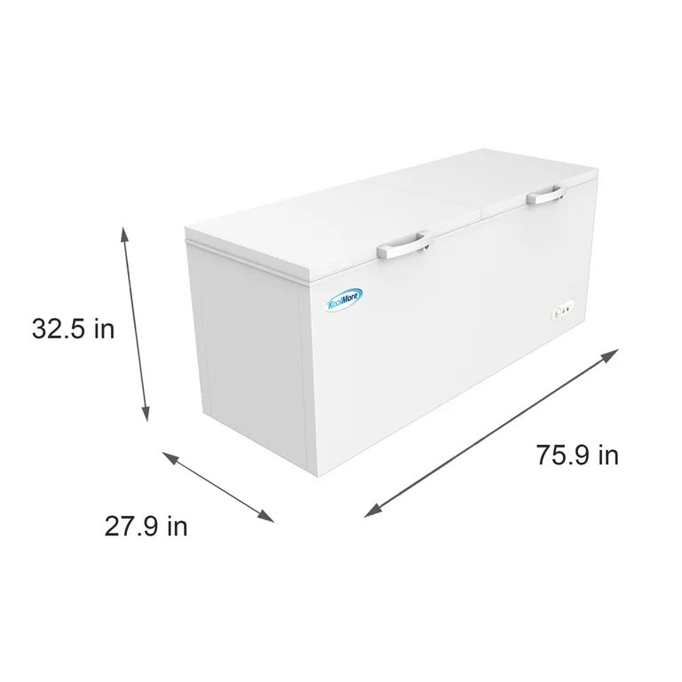 KoolMore SCF-20C Commercial 76" W Chest Freezer 20 Cu Ft.