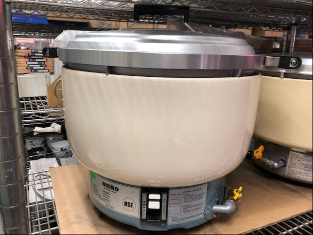 AMKO AK-55RC-NG Rice Cooker, 55 Cups (Natural Gas)