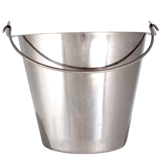 Oil Bucket / Pot 82-7831 with Handle Stainless Steel 12" HK
