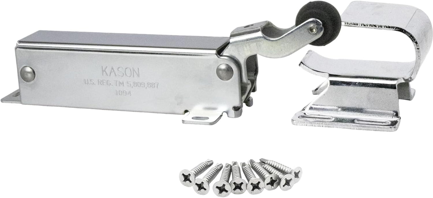 Kason 1094 SureClose Hydraulic Door Closer and Hook, Flush to 3/4 Inch Offset, Exposed Mounting with 1094-X26 Adjustable Wide Hook KAS-1094 1094000003-11094000026