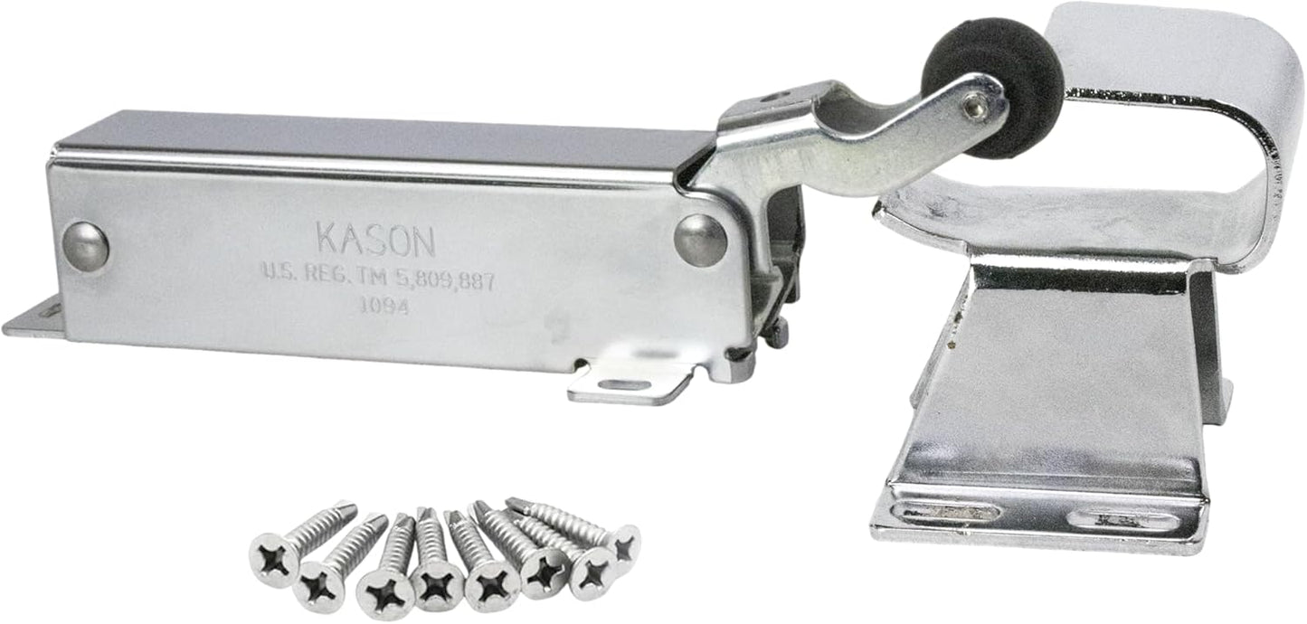 Kason 1094 SureClose Hydraulic Door Closer and Hook, 7/8" to 1-5/8" Offset, Exposed Mounting with 1094-X27 Adjustable Wide Hook, KAS-1094 1094000003-11094000027