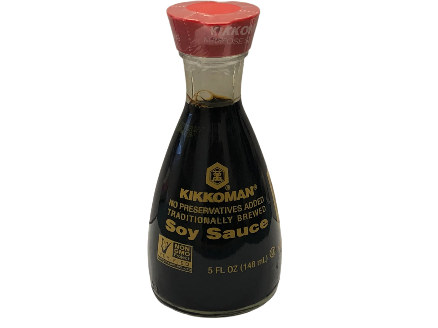 Kikkoman Soy Sauce Dispenser 5 fl. Oz (148ml) Traditionally Brewed - 12/Case