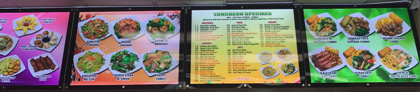 LED Sign Black Frame Light Boxes  28" x 38"