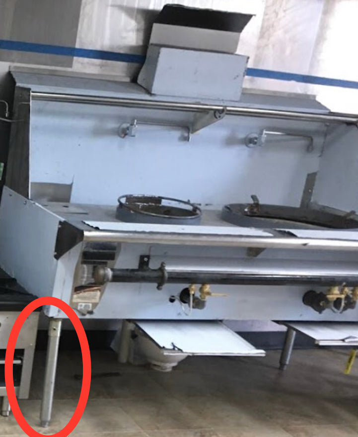 YONGXIN Leg WRL-ES for Chinese Wok Ranges