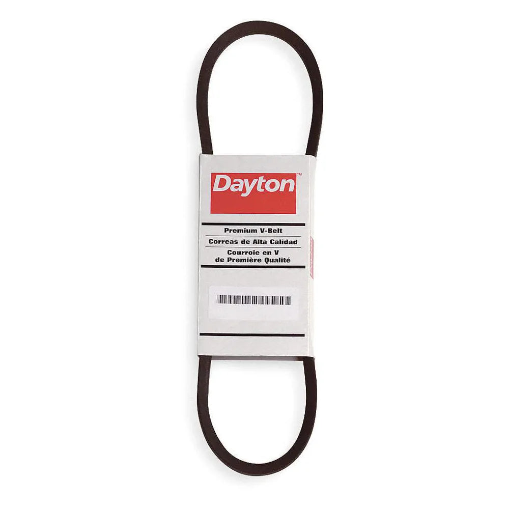 DAYTON 4L270 Wedge V-Belt, 27" Outside Length, 1/2" Top Width, 5/16 in Thick, Polyester