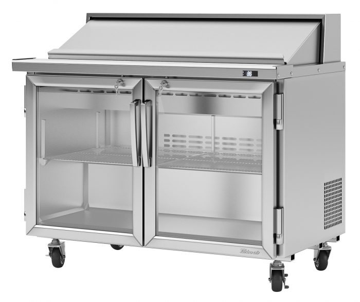 Turbo Air PST-48-G-N 48 1/4" PRO Series Sandwich/Salad Prep Table w/ Refrigerated Base, 115v