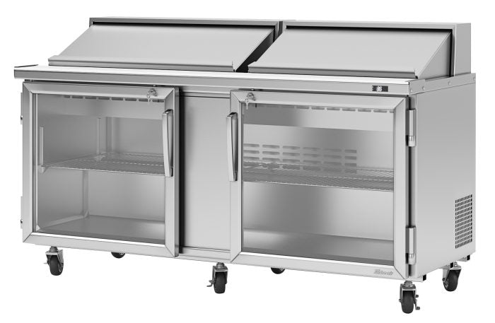 Turbo Air PST-72-G-N 72 5/8" PRO Series Sandwich/Salad Prep Table w/ Refrigerated Base, 115v