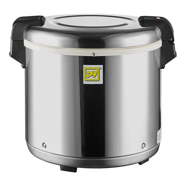 THUNDER GROUP SEJ22000 Rice Warmer, 50 Cups Capacity, 15-1/2 inch Dia. x 15-1/4 inch H, Stainless Steel - 120V, UL/NSF Certified