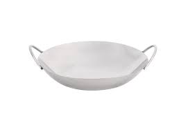 Thunder Group SLWK008 8" Round Wok Serving Dish, Stainless Steel