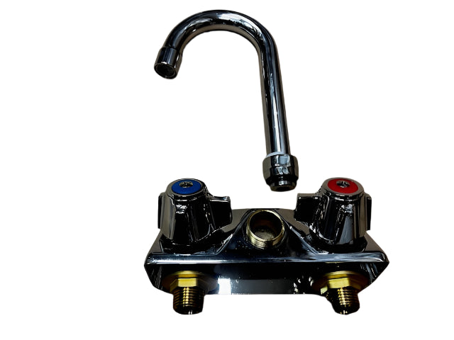 Sunny SWF406G Wall Mount 6” Gooseneck Heavy Duty 4” Center Bar Faucets