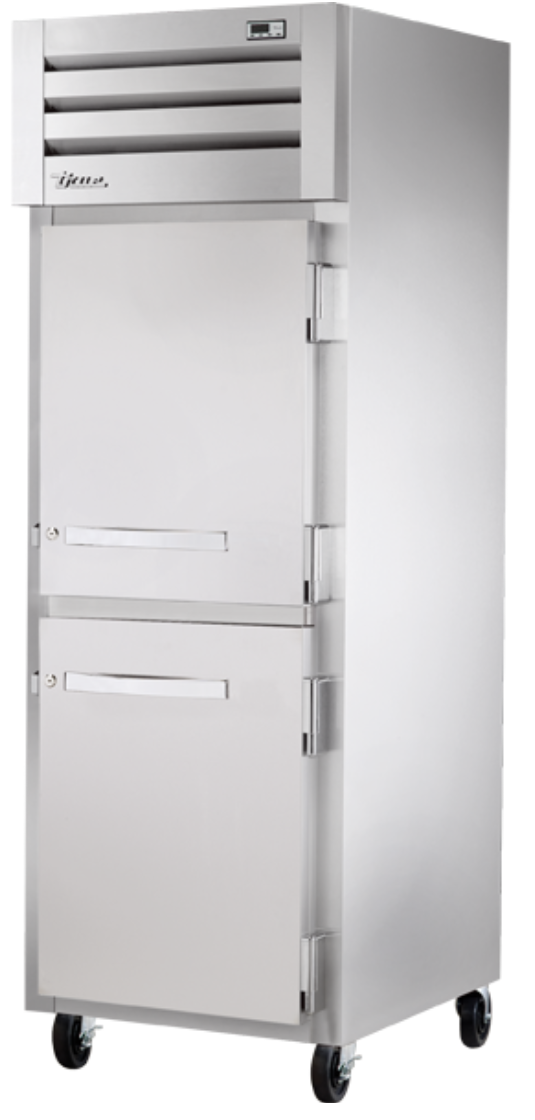 True STR1H-2HS Full Height Insulated Mobile Heated Cabinet w/ (3) Pan Capacity, 208-230v