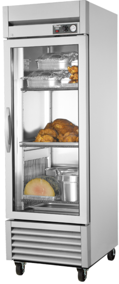 True TH-23G~FGD01 Full Height Insulated Mobile Heated Cabinet w/ (3) Pan Capacity, 115v
