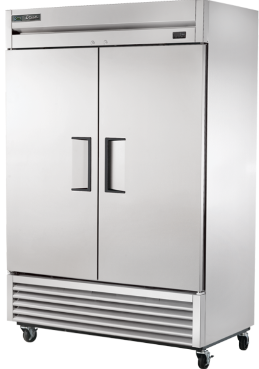 True TS-49F-FLX-HC 54 1/16" Two Section Commercial Combo Refrigerator Freezer - Solid Door, Dual Temp Convertible, 115v
