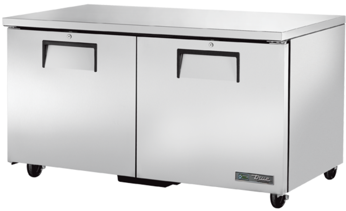 True TUC-60-HC ADA 60" W Undercounter Refrigerator w/ (2) Sections & (2) Doors, 115v