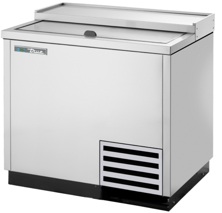 True T-36-GC-S-HC 1 Section Glass Chiller w/ 180 Mug Capacity, Stainless, 115v