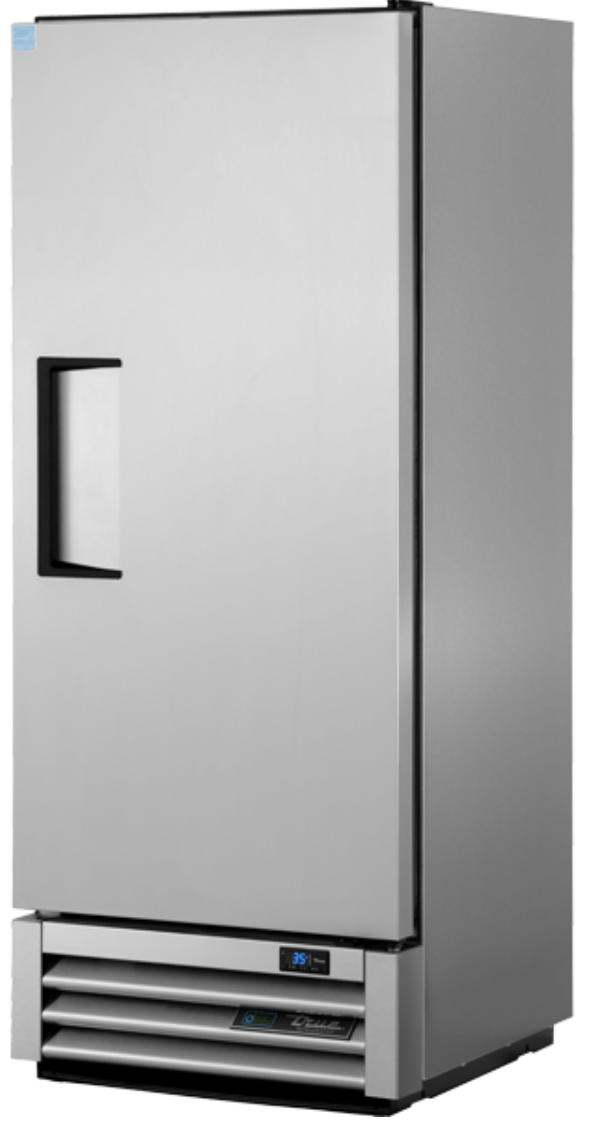 True T-12-HC 25" One Section Reach In Refrigerator, (1) Left Hinge Solid Door, 115v