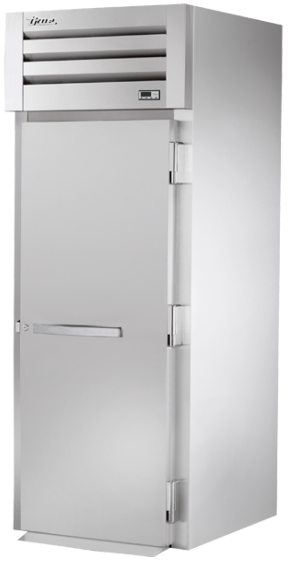 True STG1HRI-1S Full Height Insulated Mobile Heated Cabinet w/ (1) Rack Capacity, 115/208-230v