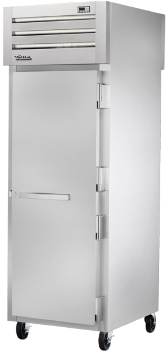 True STG1HPT-1S-1S Full Height Insulated Mobile Heated Cabinet w/ (3) Pan Capacity, 208-230v
