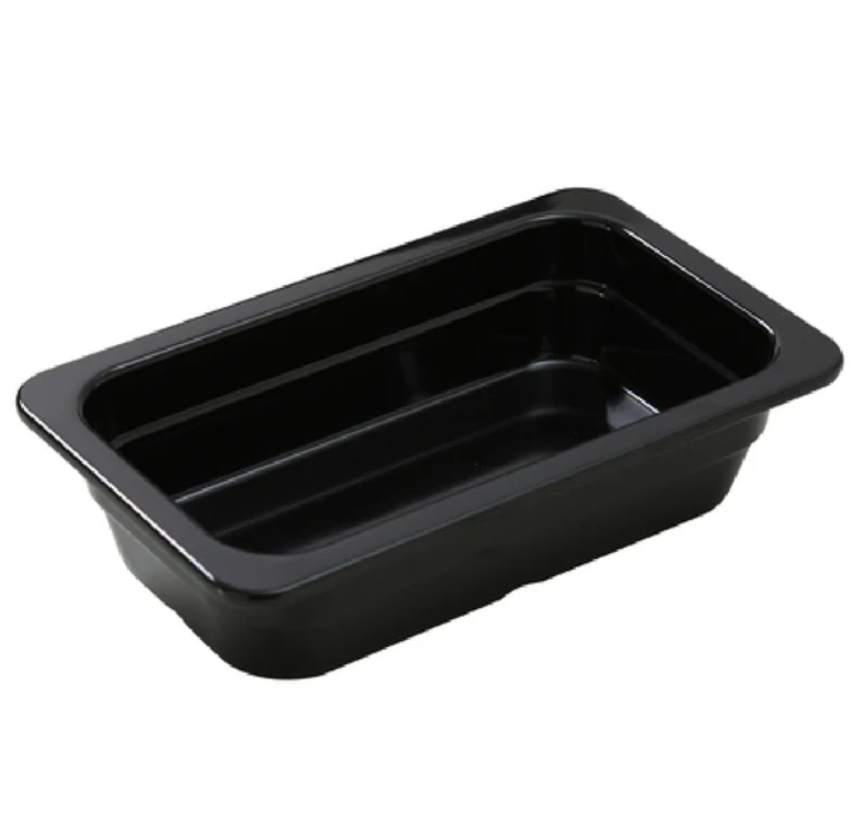 Yanco GN-512BK GN Pan 1/3 12-4/5"L X 6-15/16"W X 2-9/16"H Rectangular