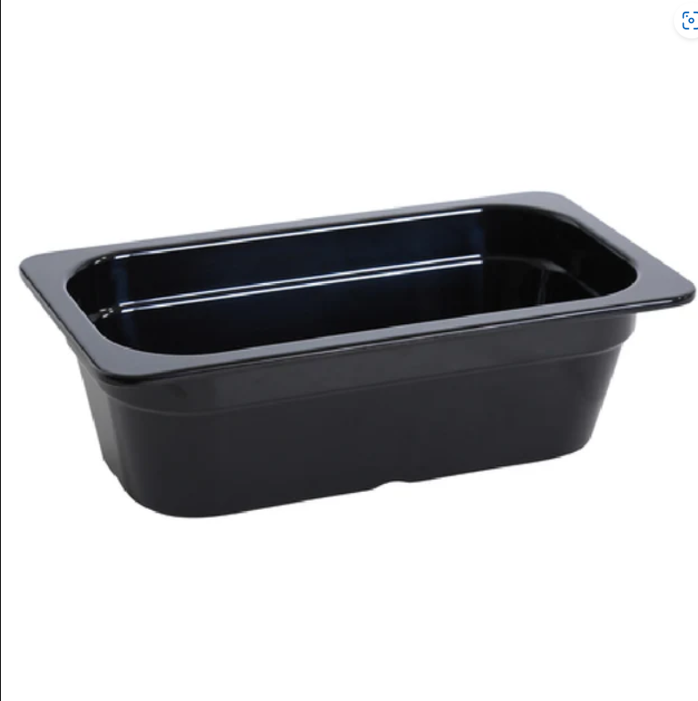 Yanco GN-513BK GN Pan 1/3 2.3L 12-4/5"L X 6-15/16"W X 3-15/16"H