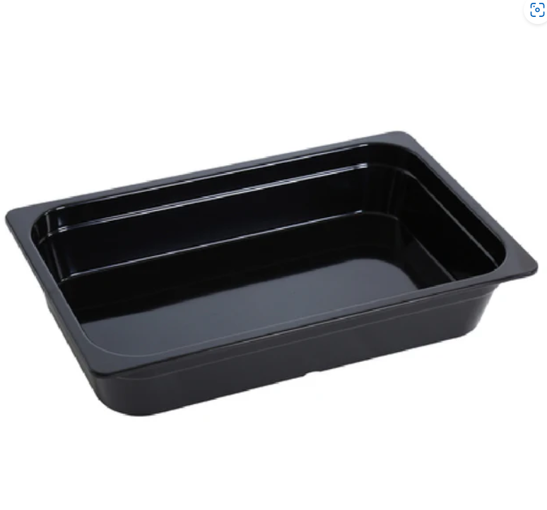 Yanco GN-121BK GN Pan 1/1 8L 20-7/8"L X 12-4/5"W X 3-15/16"H