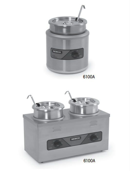 Nemco 6102A 7 Qt. Countertop Cooker / Warmer - 120V, 1050W