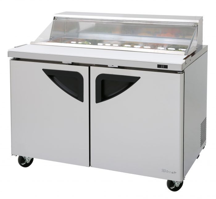 Turbo Air TST-48SD-N-CL 48 1/4" Super Deluxe Sandwich/Salad Prep Table w/ Refrigerated Base, 115v