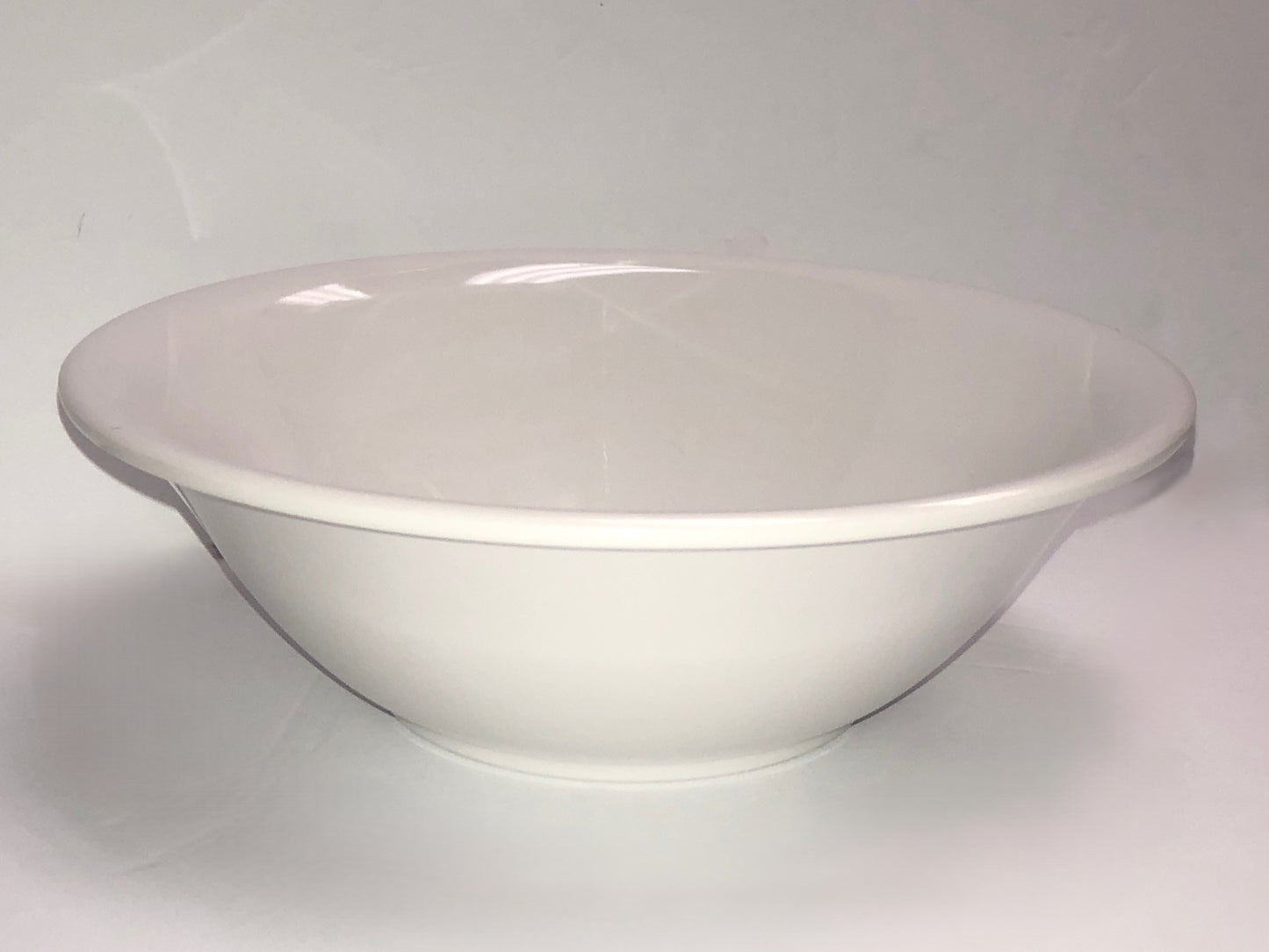 SUNNY AWM-9082 9-1/4”Dia x 2-3/4” H White Melamine Bowl DOZEN (12)