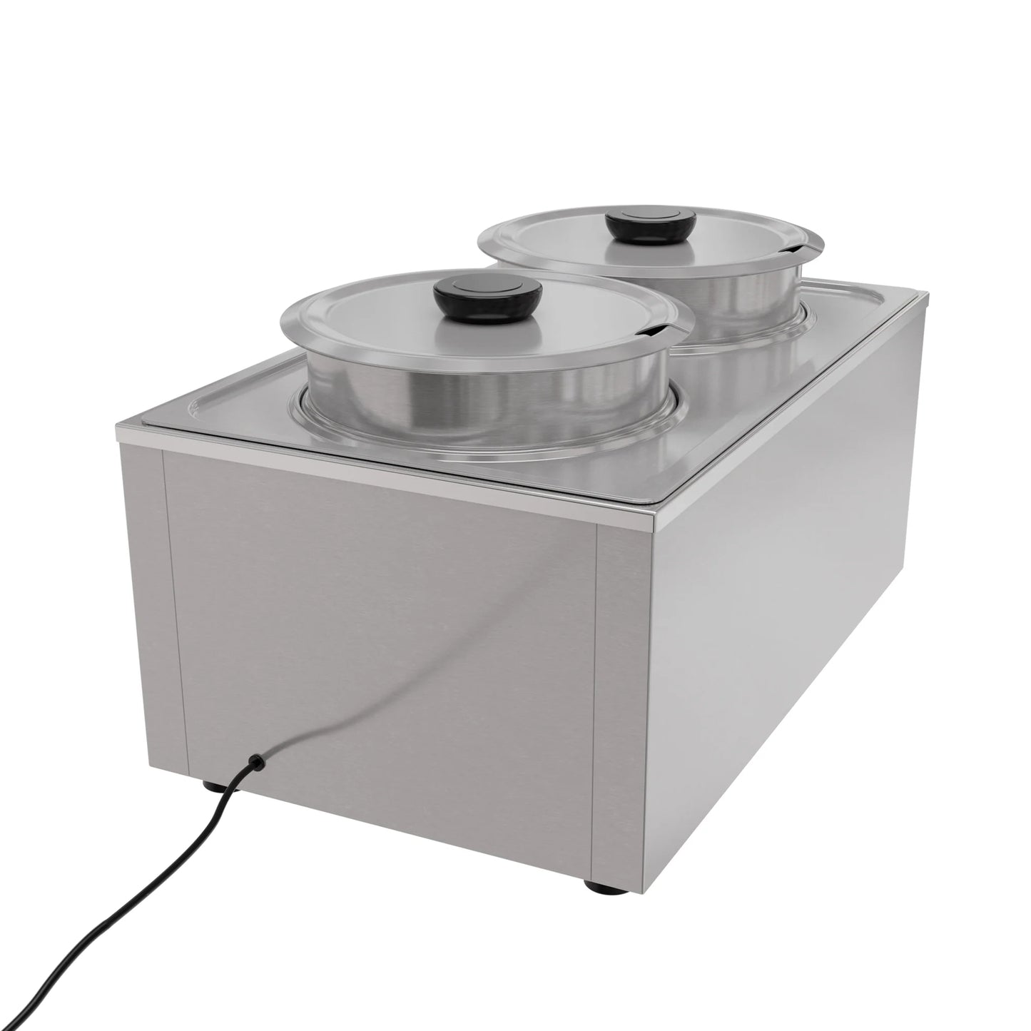 Koolmore CFW-4T Two-Pot  8 Qt. Buffet Countertop Food Warmer Electric With Faucet