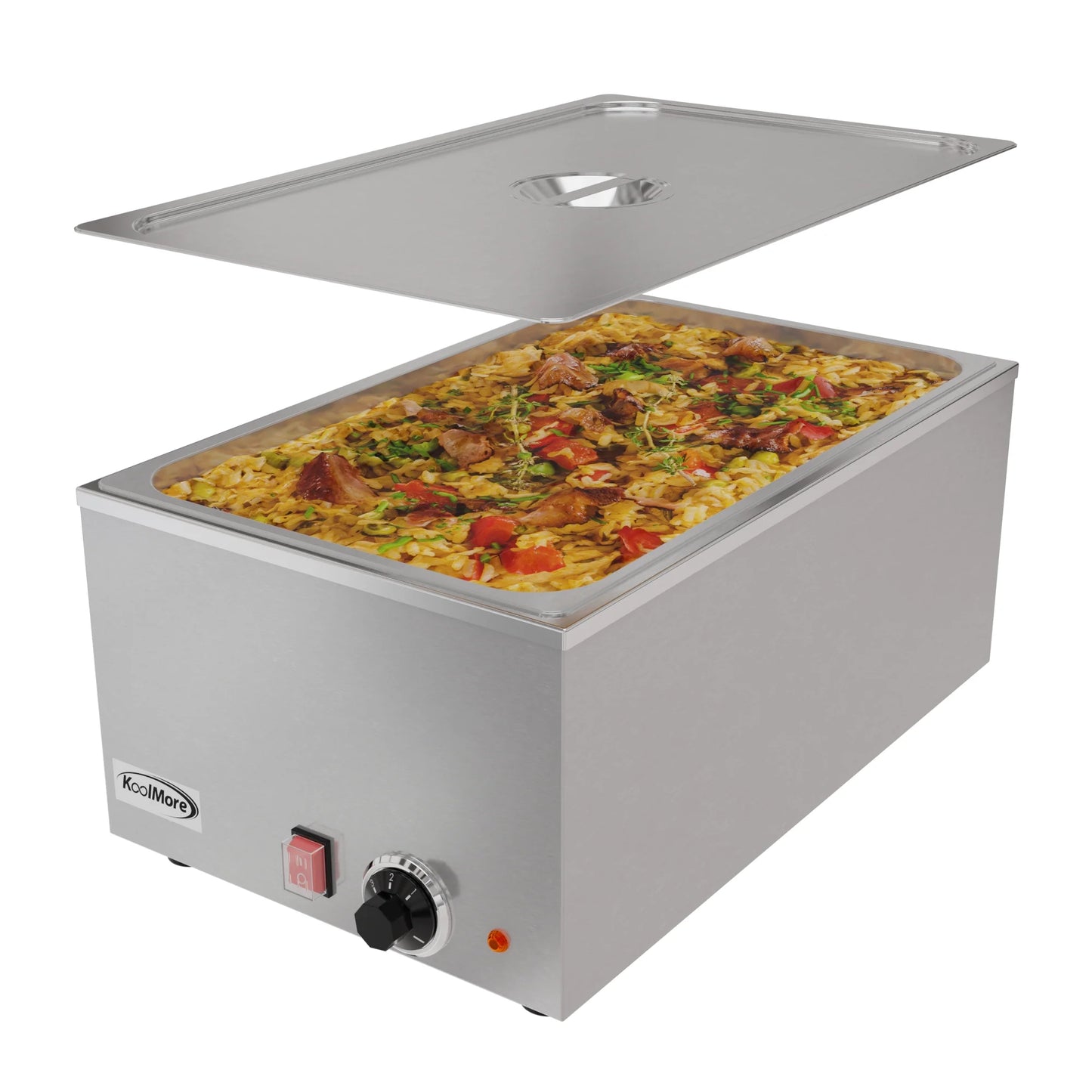 Koolmore CFW-1 Buffet Countertop Food Warmer 21 Qt. One-Section Electric