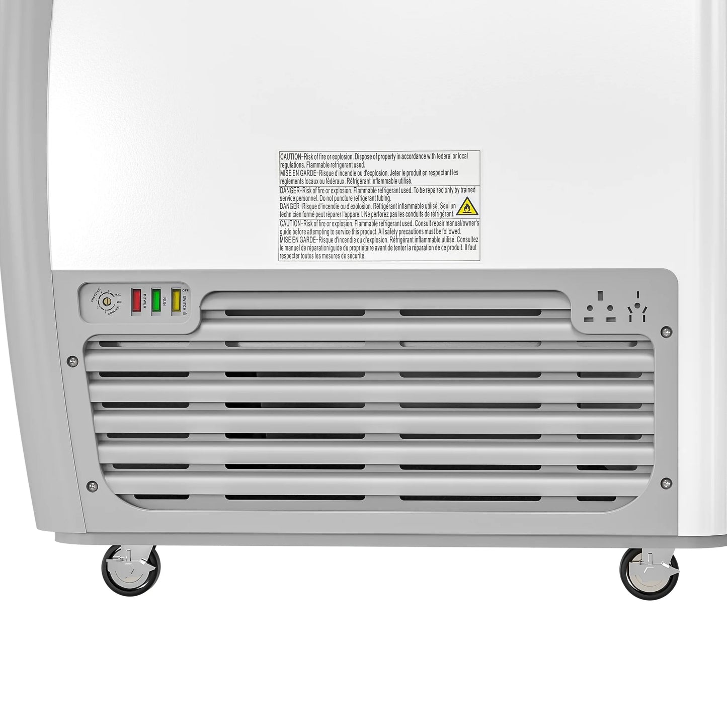 Koolmore MCF-16C 60 In. Commercial Display Ice Cream Freezer - 16 Cu Ft.