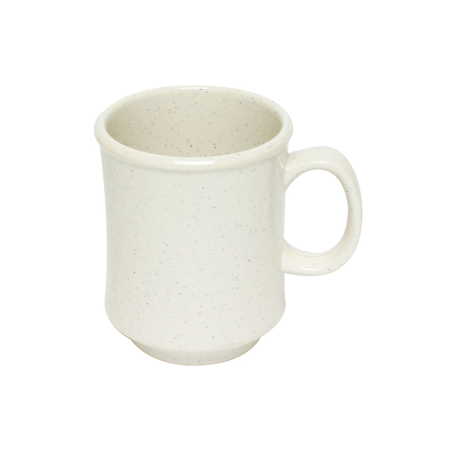 Thunder Group AD908WS San Marino 9 oz. Bone White Melamine Mug - 12/Case