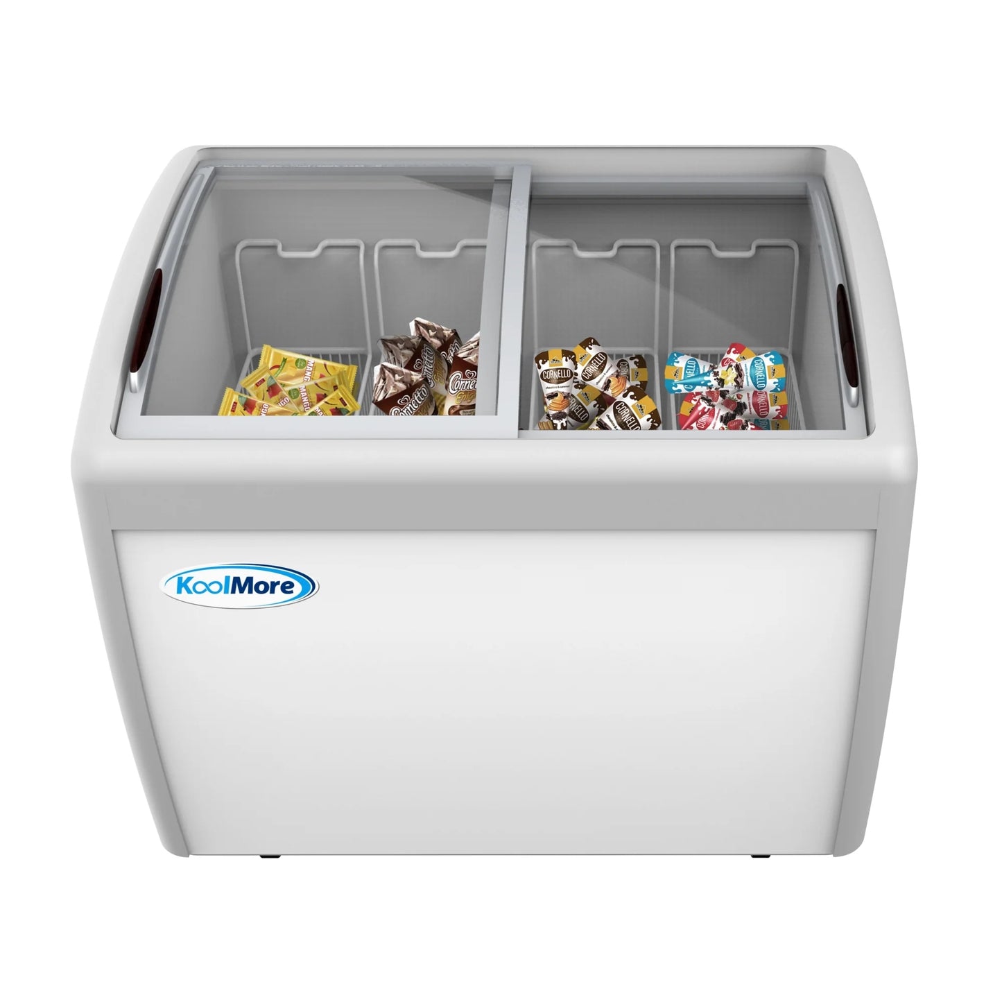 Koolmore MCF-12C 50 In. Display Ice Cream Freezer - 12.7 Cu Ft.