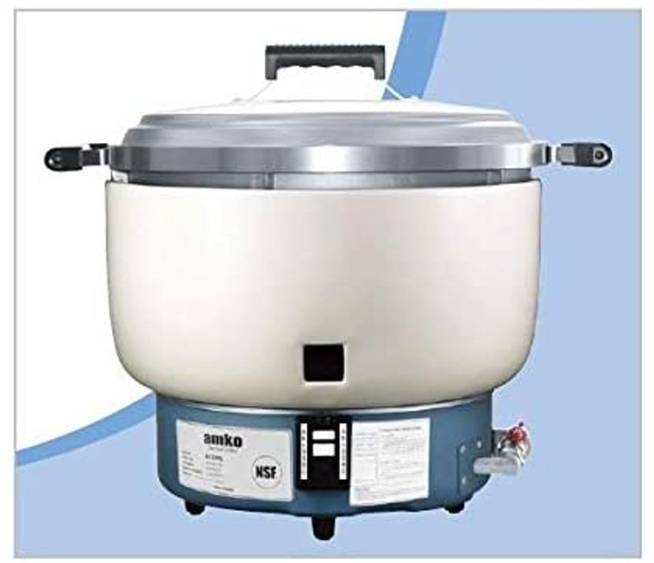 AMKO AK-55RC-NG Rice Cooker, 55 Cups (Natural Gas)