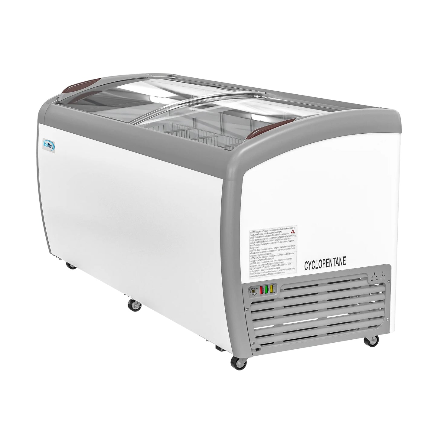Koolmore MCF-20C 40 In. Commercial Display Ice Cream Freezer - 20 Cu Ft.